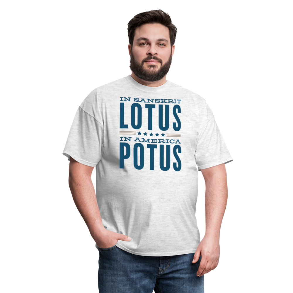 LOTUS POTUS V1 - Unisex Classic T-Shirt - light heather gray