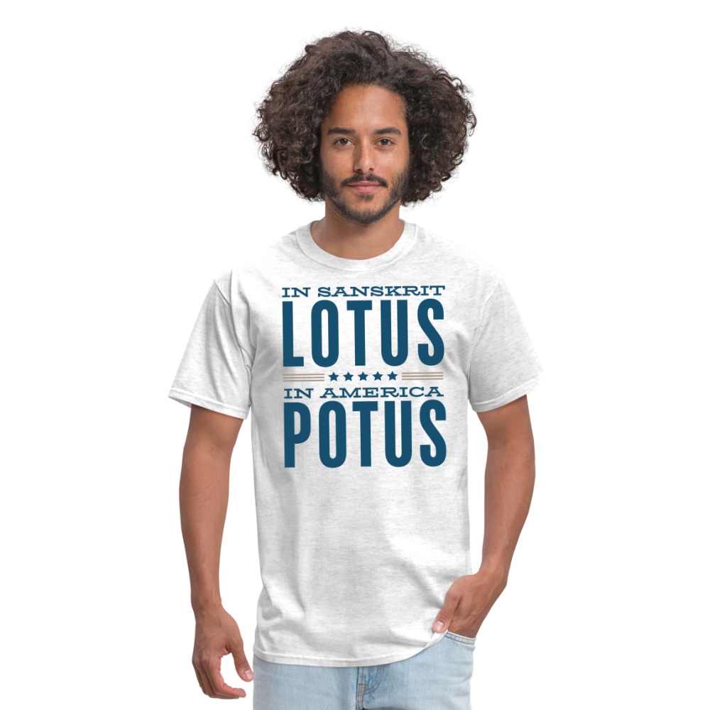 LOTUS POTUS V1 - Unisex Classic T-Shirt - light heather gray