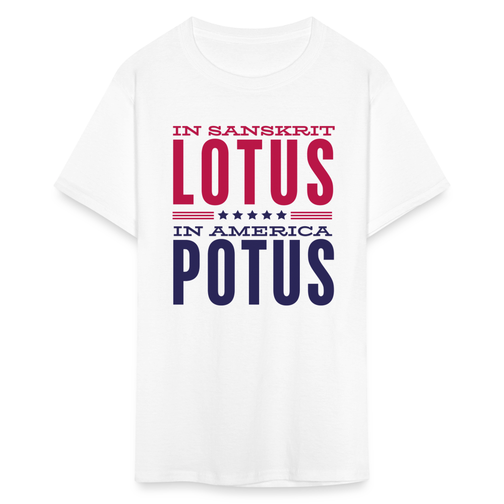 LOTUS POTUS V2 - Unisex Classic T-Shirt - white