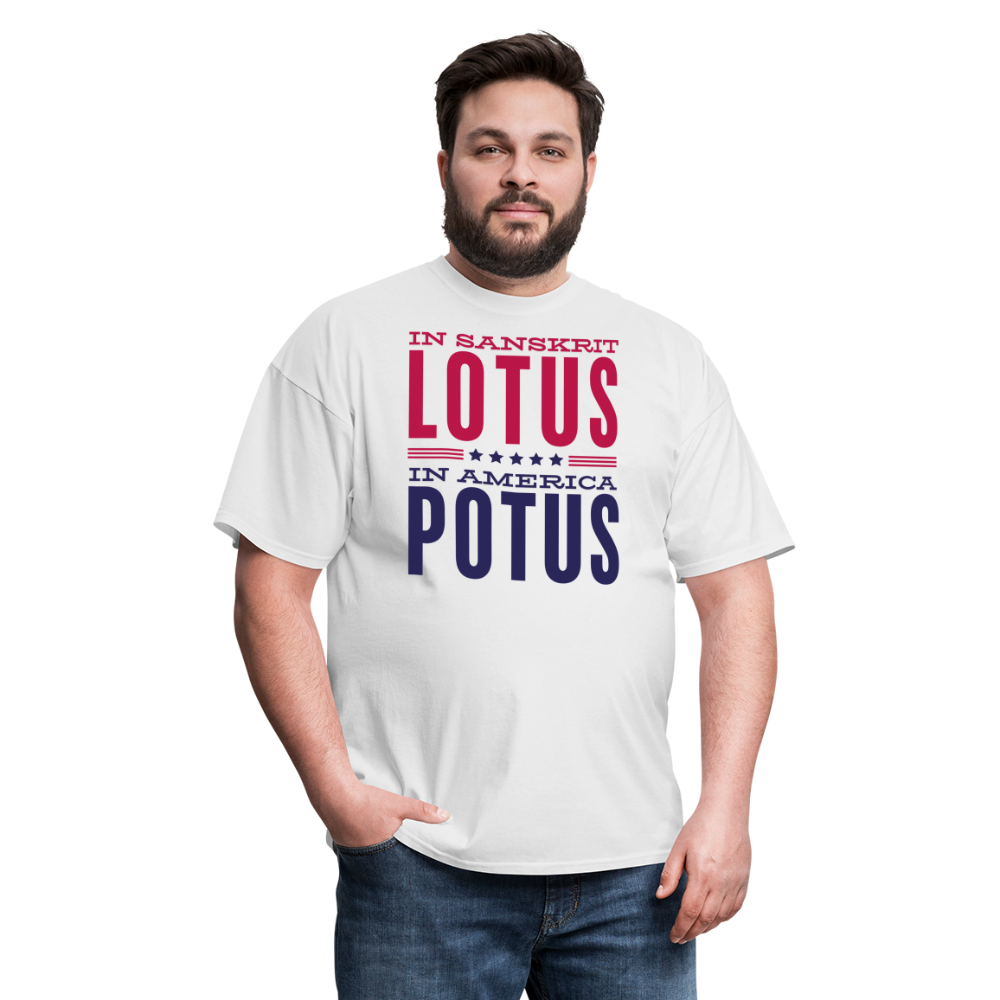 LOTUS POTUS V2 - Unisex Classic T-Shirt - white