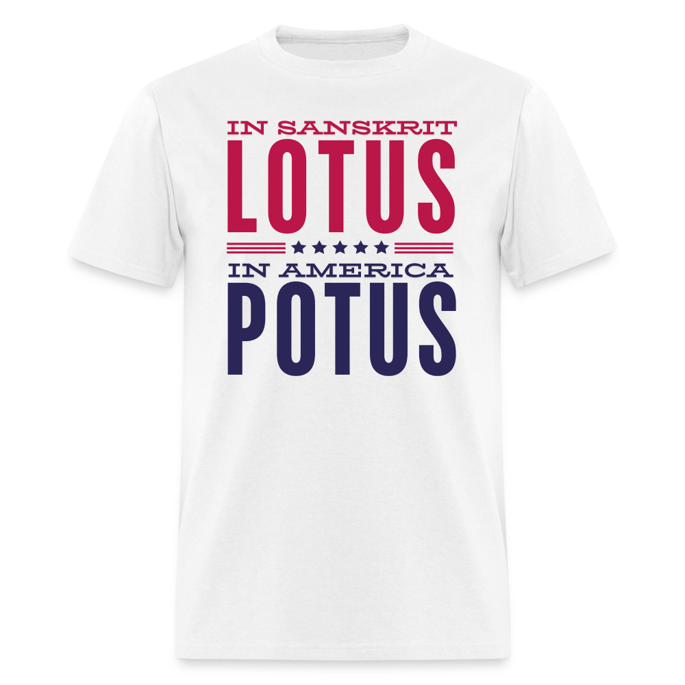 LOTUS POTUS V2 - Unisex Classic T-Shirt - white