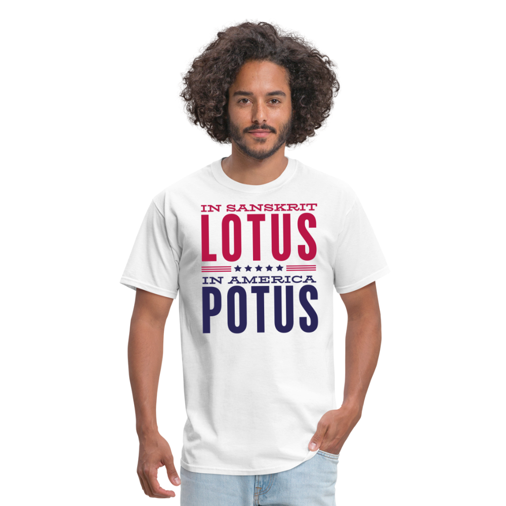 LOTUS POTUS V2 - Unisex Classic T-Shirt - white
