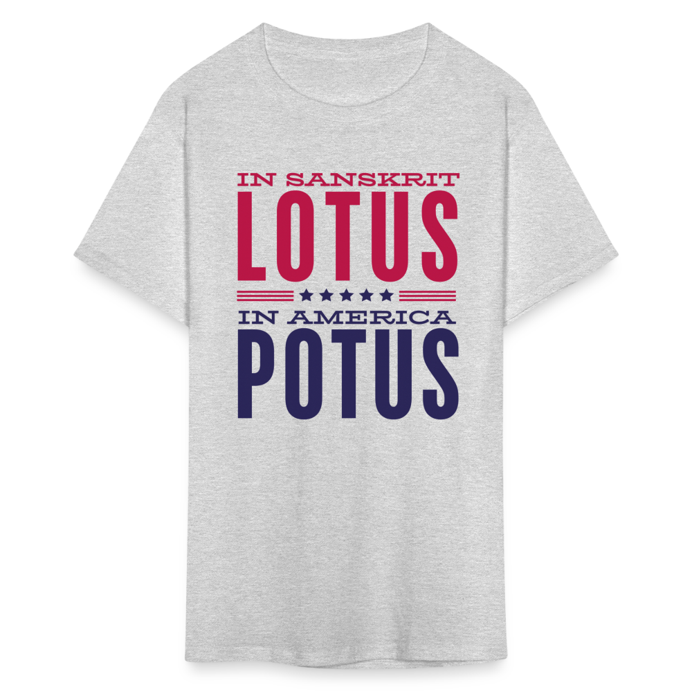 LOTUS POTUS V2 - Unisex Classic T-Shirt - heather gray
