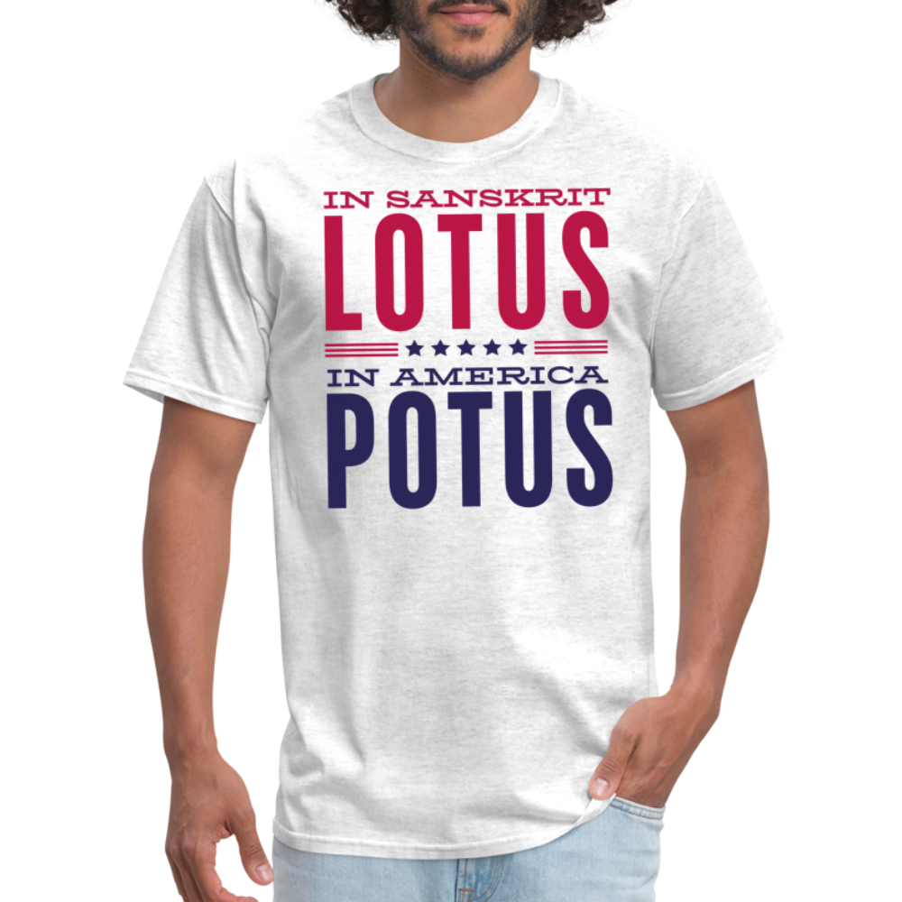 LOTUS POTUS V2 - Unisex Classic T-Shirt - light heather gray