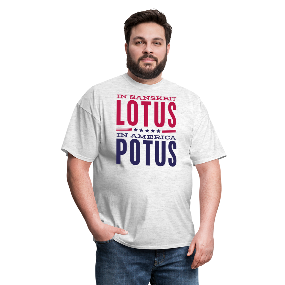 LOTUS POTUS V2 - Unisex Classic T-Shirt - light heather gray