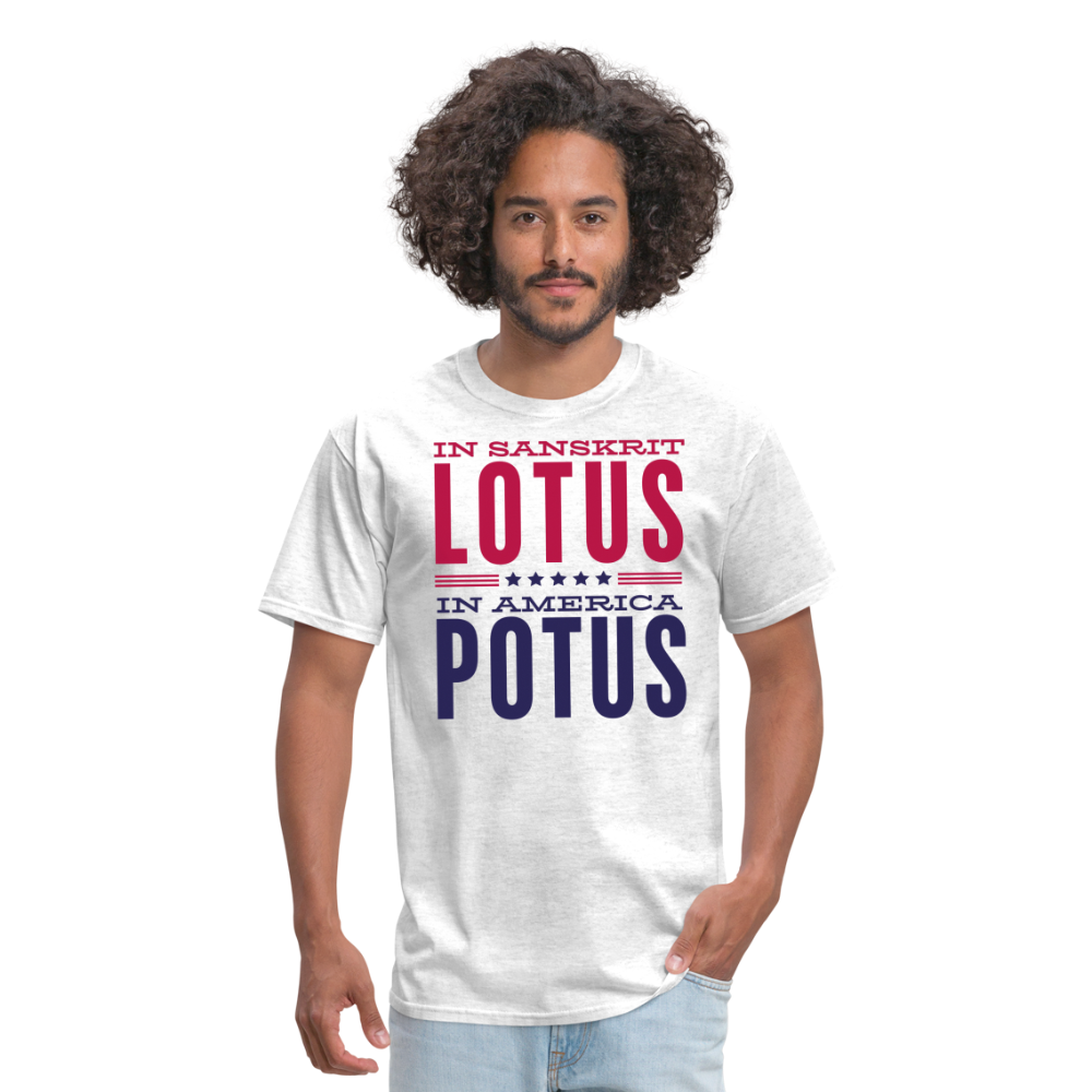 LOTUS POTUS V2 - Unisex Classic T-Shirt - light heather gray