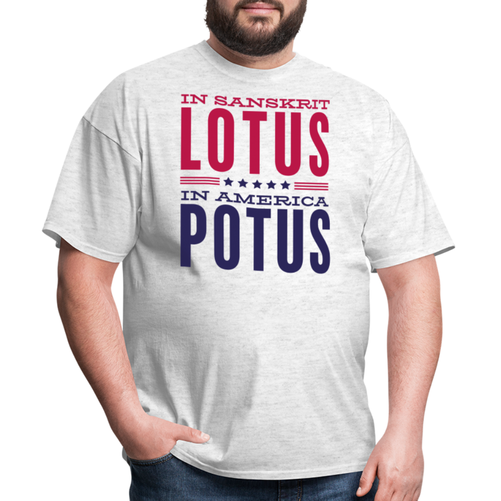 LOTUS POTUS V2 - Unisex Classic T-Shirt - light heather gray