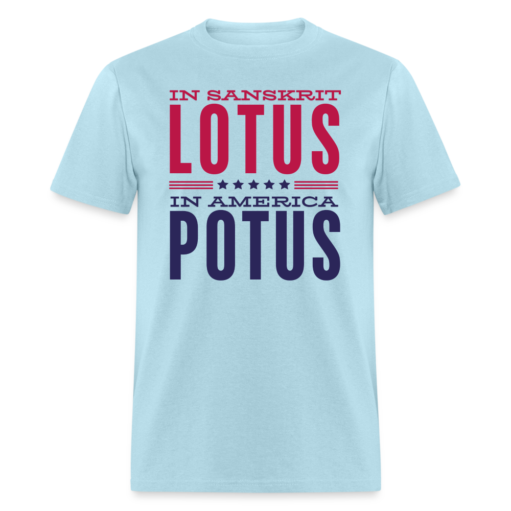 LOTUS POTUS V2 - Unisex Classic T-Shirt - powder blue