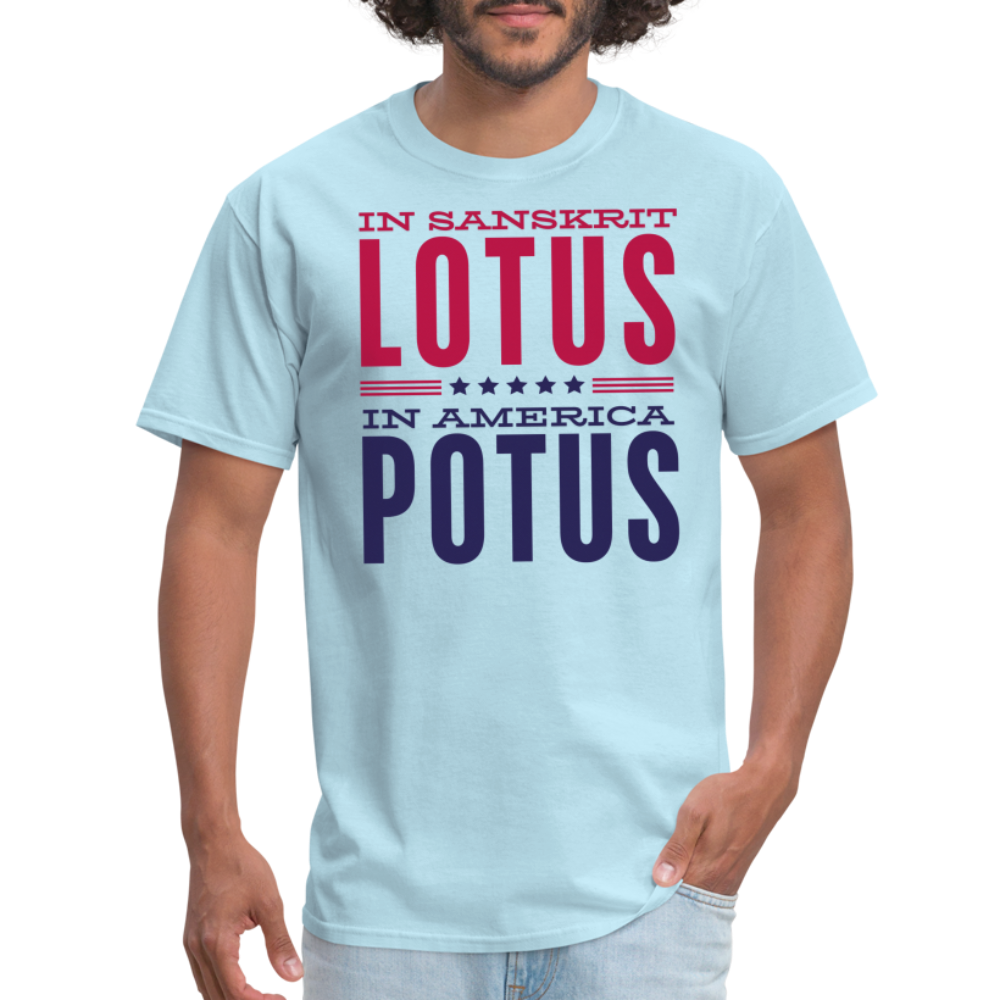 LOTUS POTUS V2 - Unisex Classic T-Shirt - powder blue