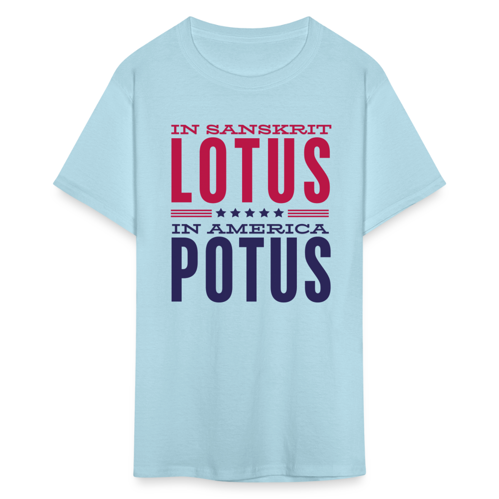 LOTUS POTUS V2 - Unisex Classic T-Shirt - powder blue