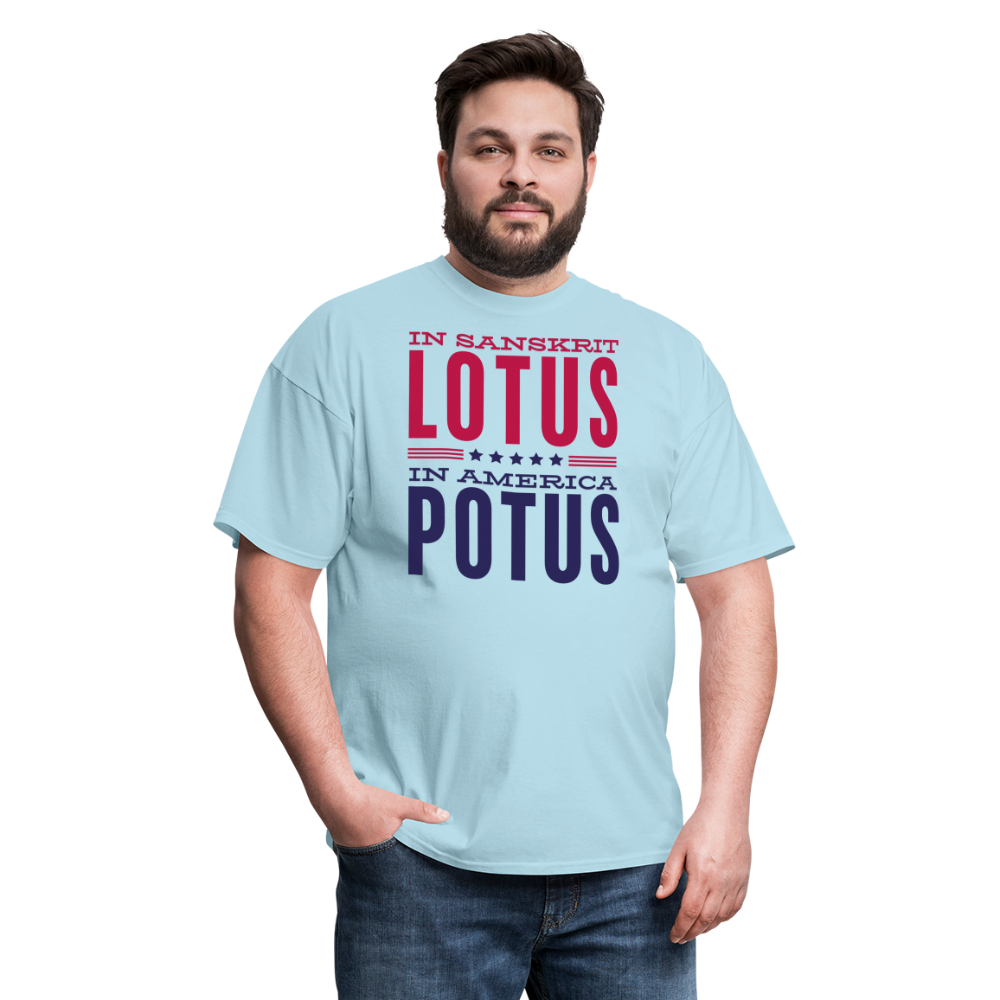 LOTUS POTUS V2 - Unisex Classic T-Shirt - powder blue