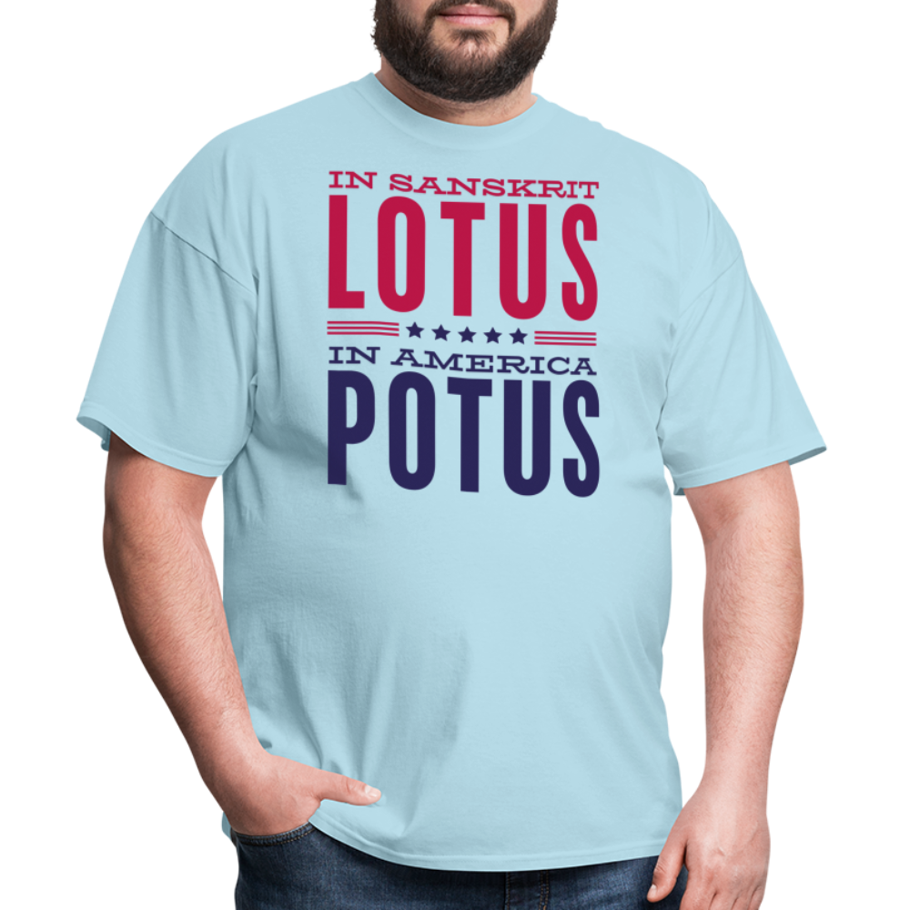LOTUS POTUS V2 - Unisex Classic T-Shirt - powder blue