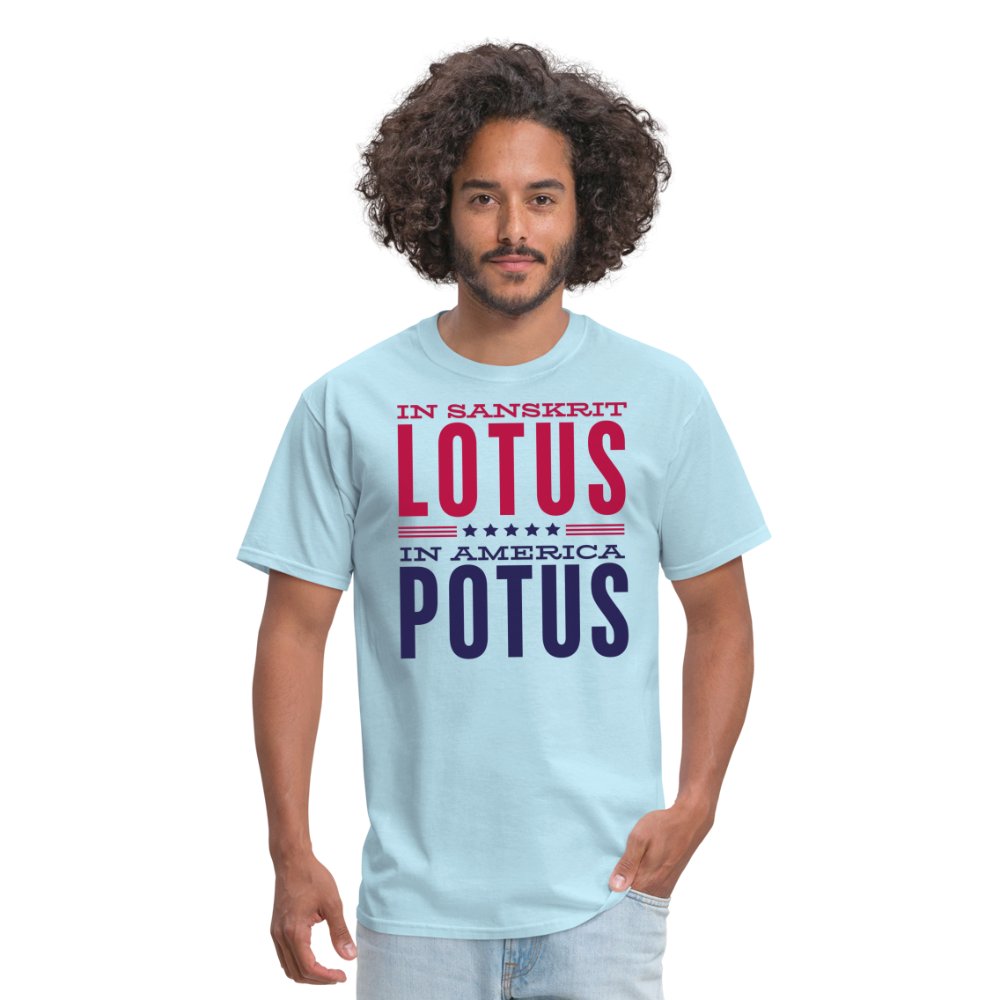 LOTUS POTUS V2 - Unisex Classic T-Shirt - powder blue