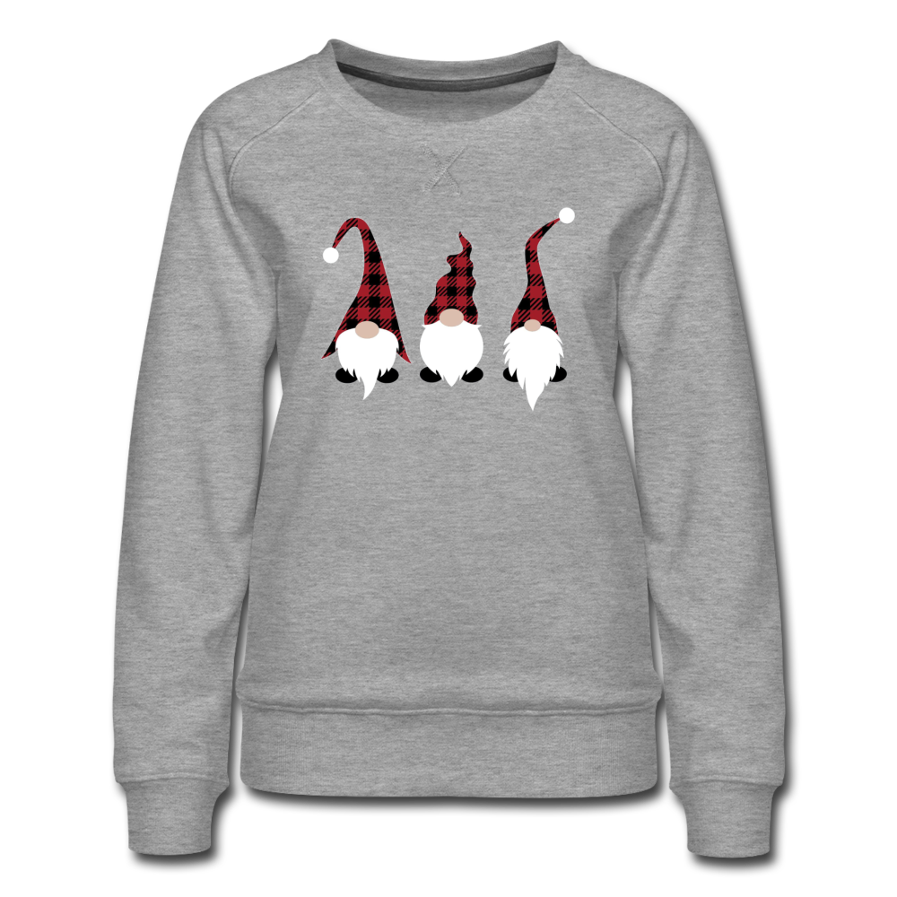 Gnome Women’s Premium Sweatshirt - heather gray