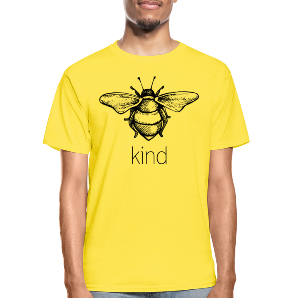 Bee Kind Hanes Adult Tagless T-Shirt - yellow