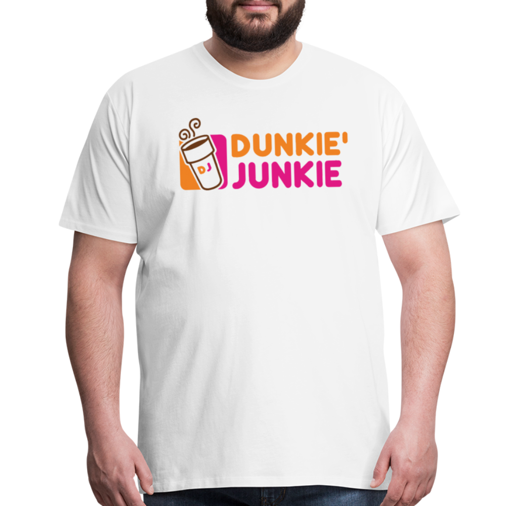 Dunkie' Junkie Premium T-Shirt - white