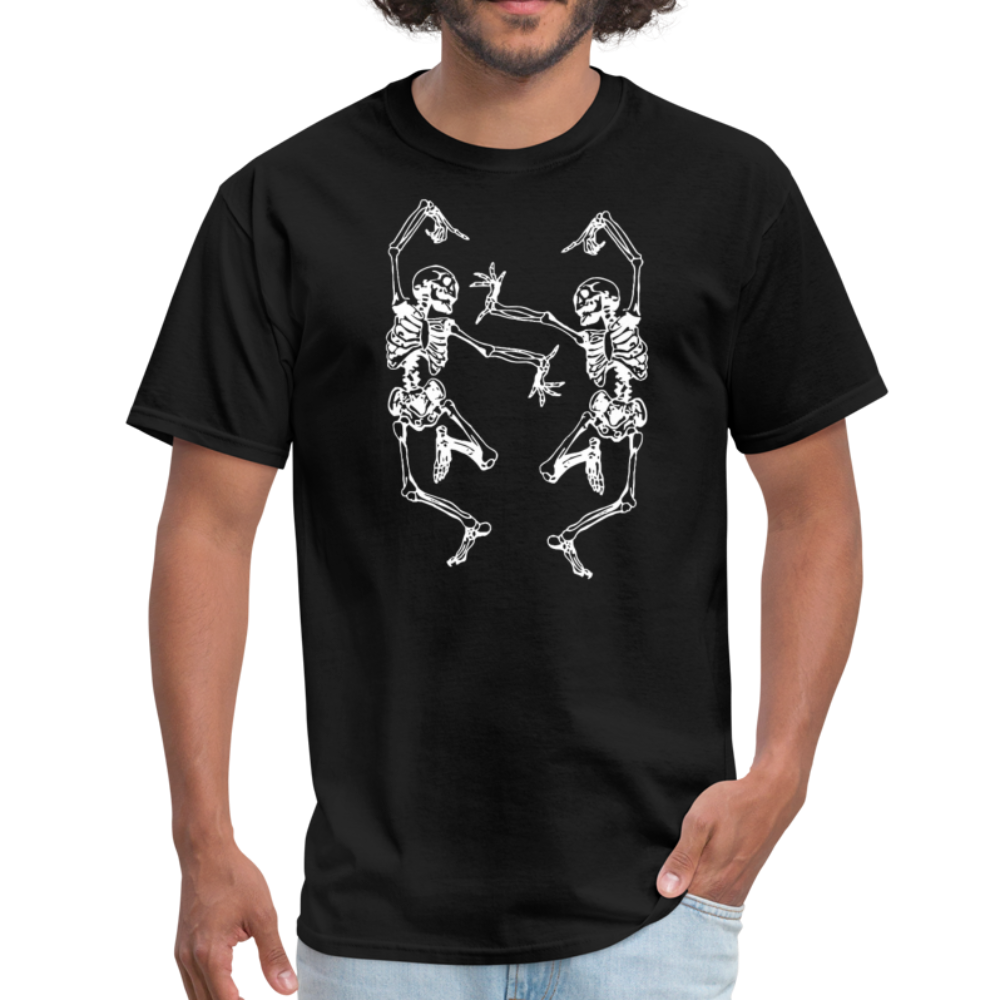 Unisex Dancing Bones Classic T-Shirt - black