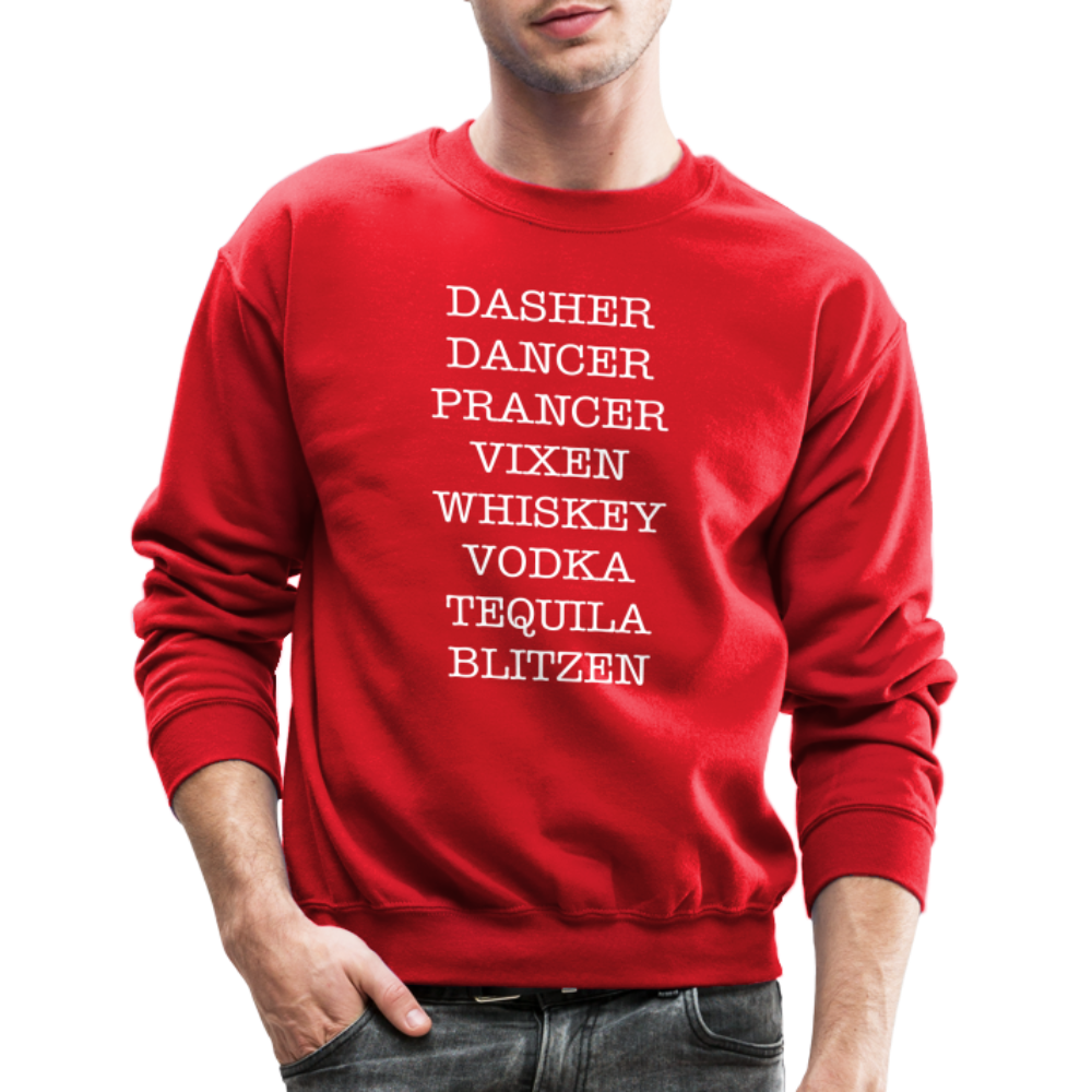 Deer Sweatshirt - red