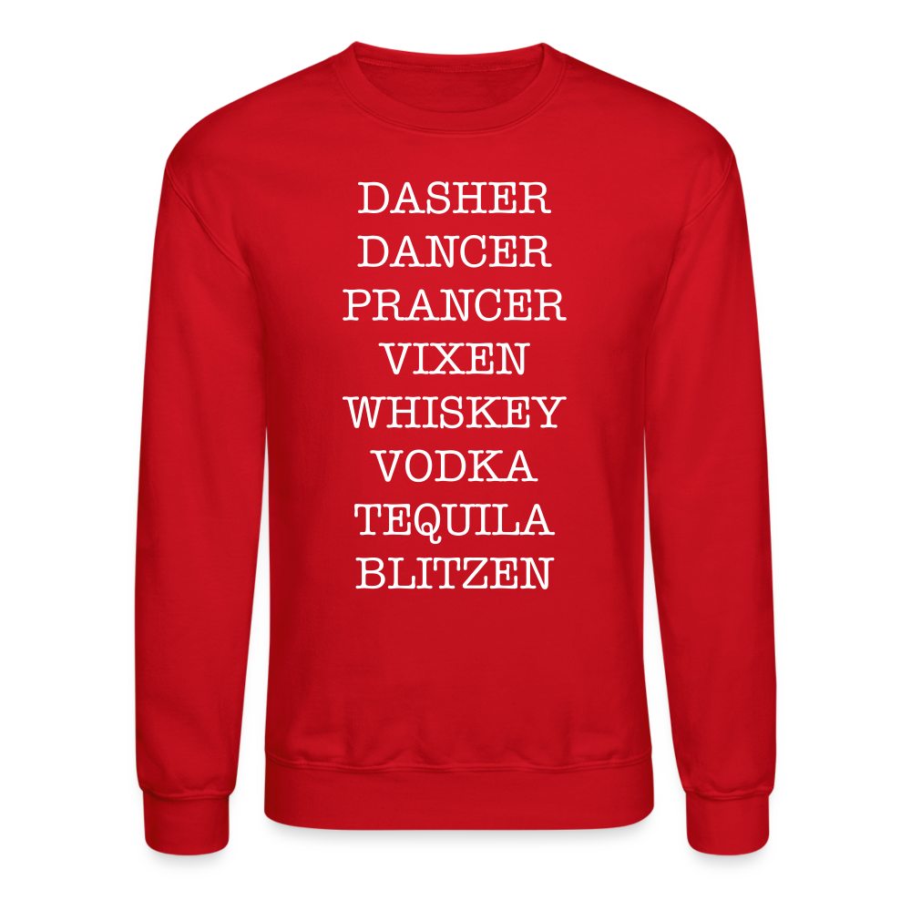 Deer Sweatshirt - red