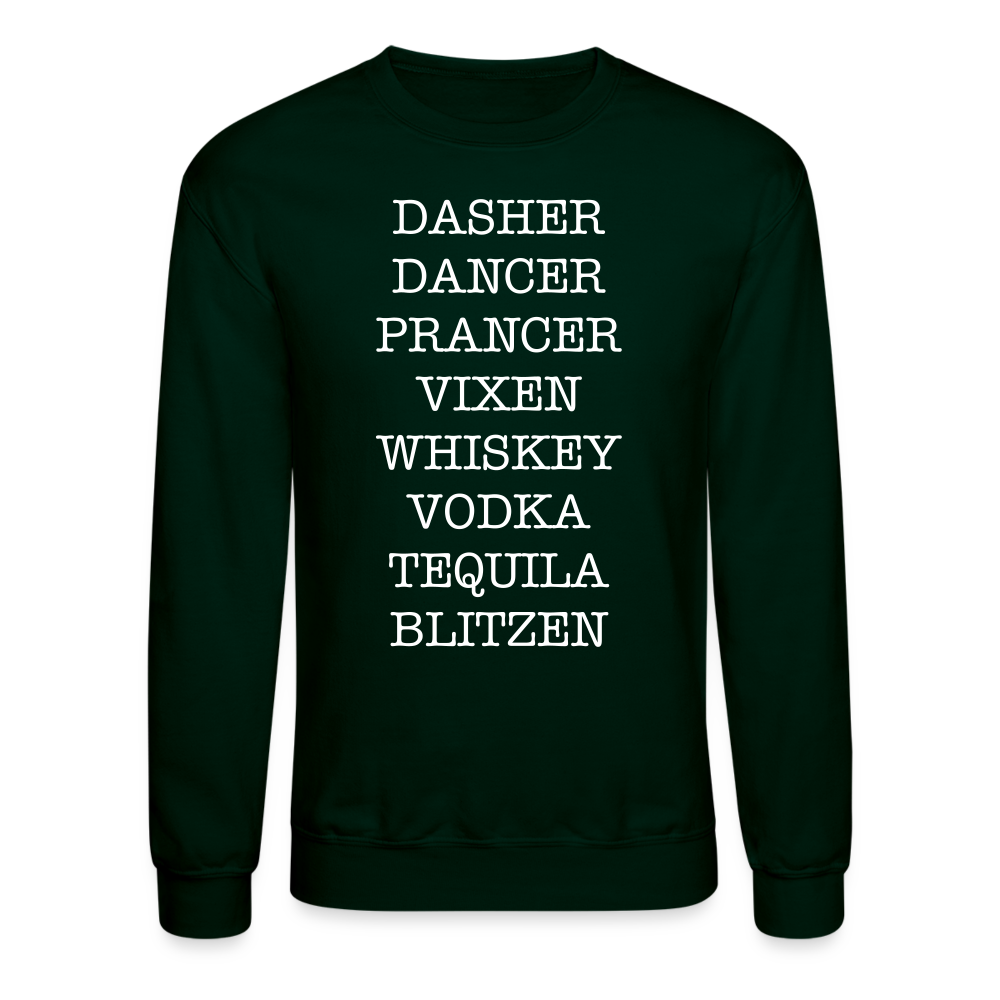 Deer Sweatshirt - forest green