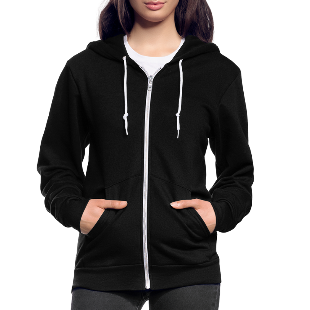 Mouse Crew Fleece Zip Hoodie - black