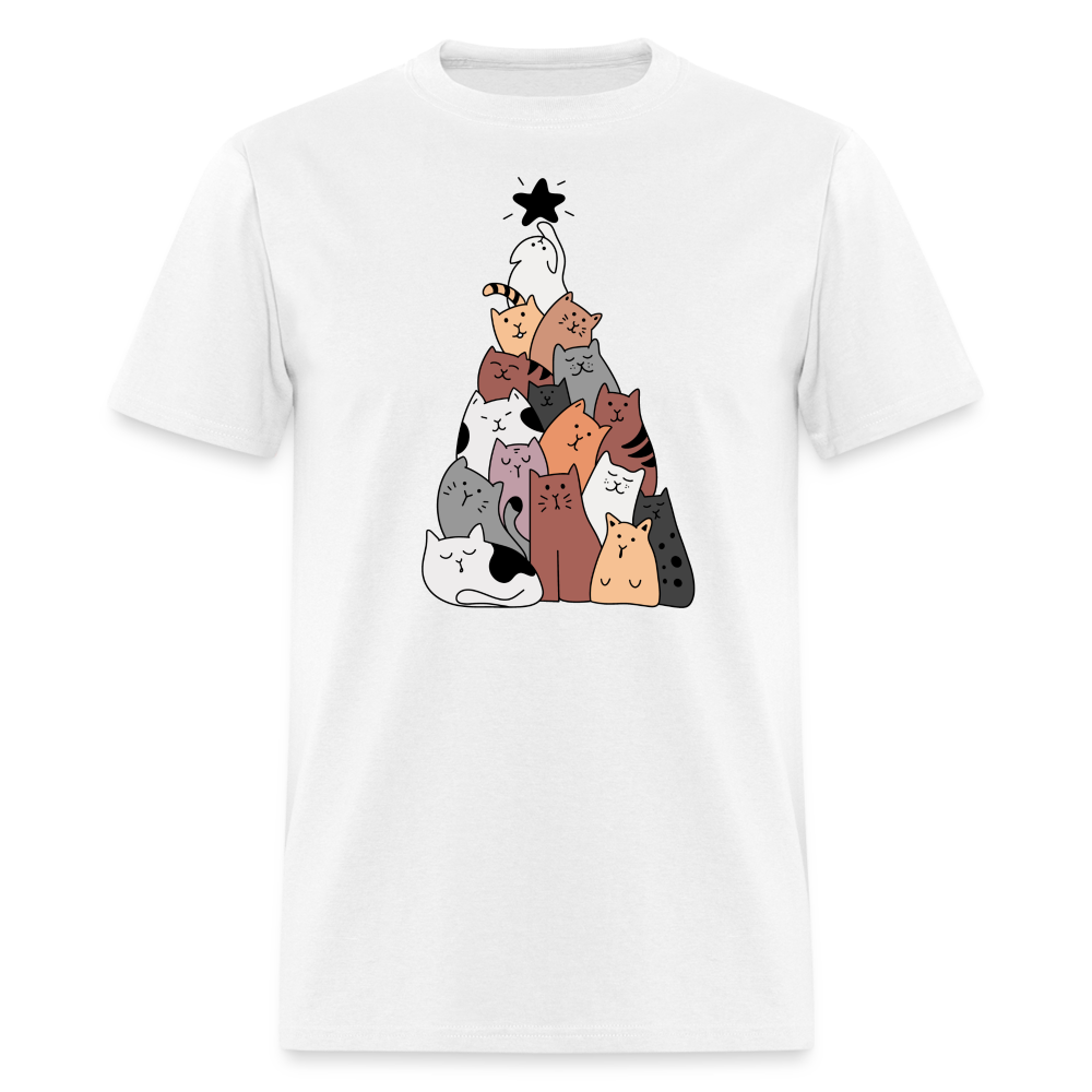Holiday Cat Tree Classic T-Shirt - white