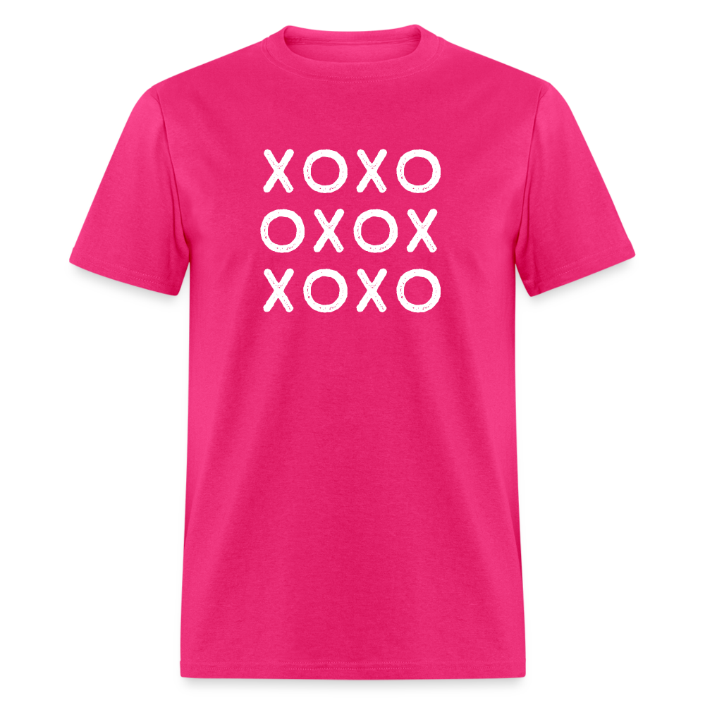 Unisex XOXO T-Shirt - fuchsia