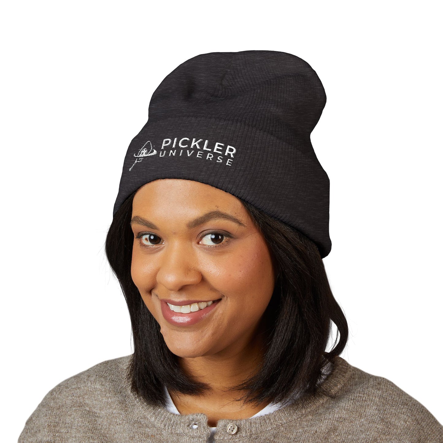 Pickler Universe Embroidered Cuffed Beanie
