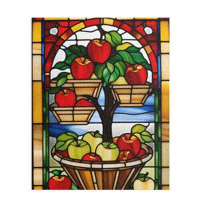 Stained Glass Apple Picking Puzzle (120, 252, 500-Piece)