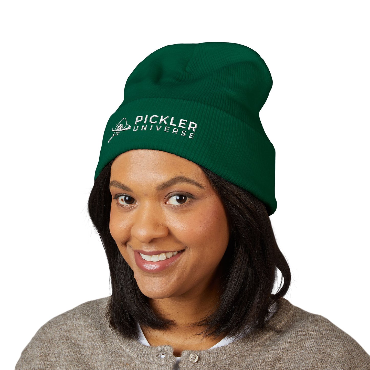 Pickler Universe Embroidered Cuffed Beanie