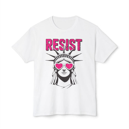 Resist Statue of Liberty - Graphic T-Shirt (Pink)