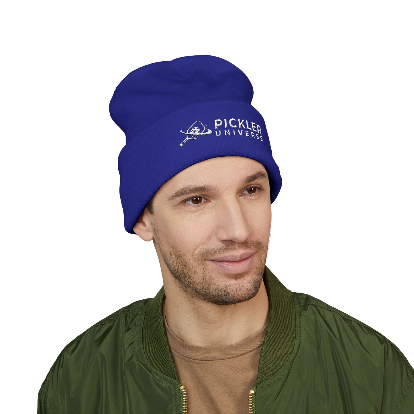 Pickler Universe Embroidered Cuffed Beanie