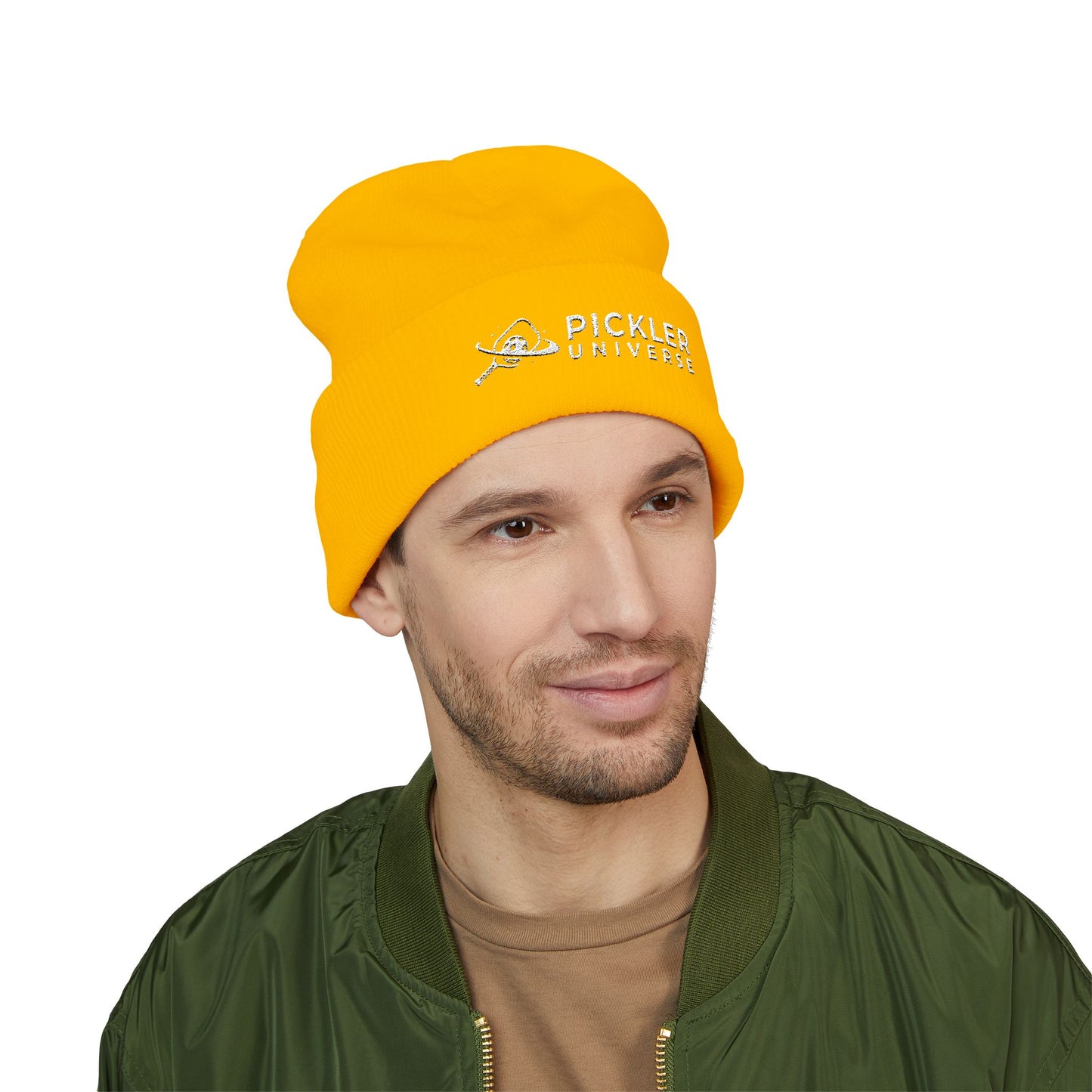 Pickler Universe Embroidered Cuffed Beanie