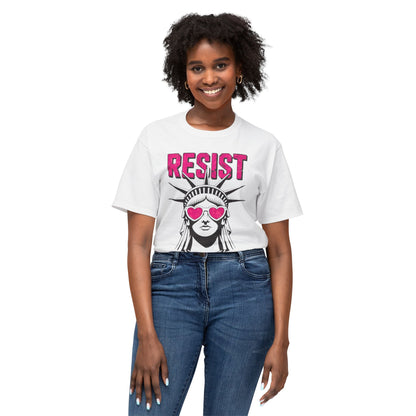 Resist Statue of Liberty - Graphic T-Shirt (Pink)