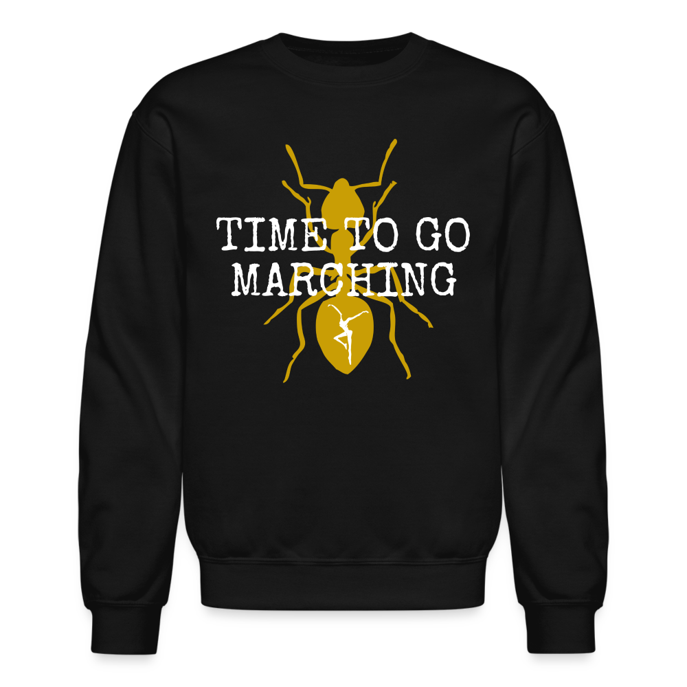 Marching GOLD - Crewneck Sweatshirt - black