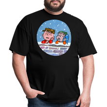 Load image into Gallery viewer, SNOWY CHAT - Classic T-Shirt - black
