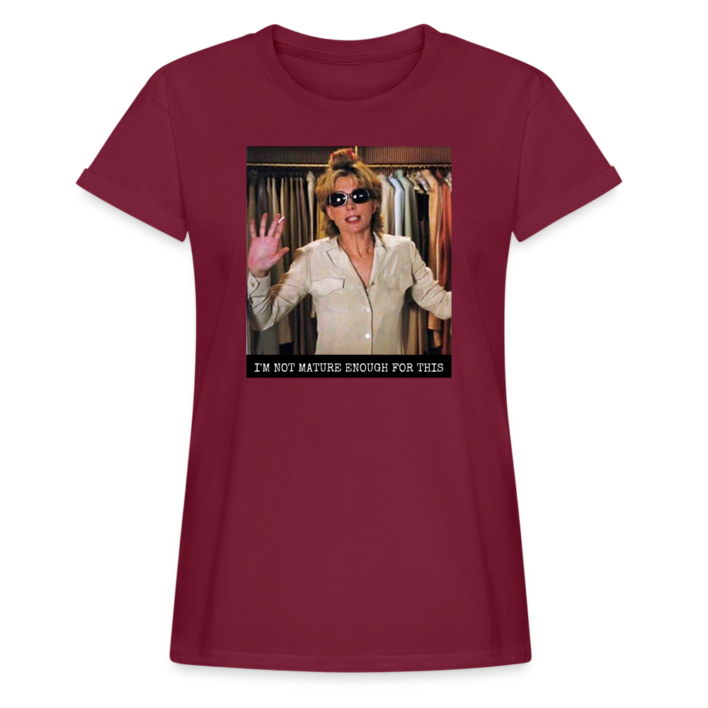 Elizabeth James Relaxed Fit T-Shirt - burgundy