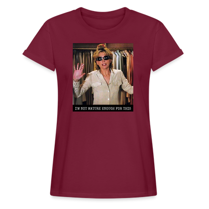 Elizabeth James Relaxed Fit T-Shirt - burgundy