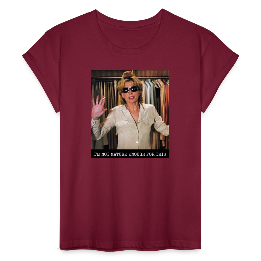 Elizabeth James Relaxed Fit T-Shirt - burgundy