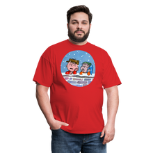 Load image into Gallery viewer, SNOWY CHAT - Classic T-Shirt - red
