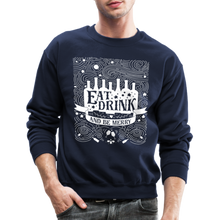 Load image into Gallery viewer, Eat.Drink.BeMerry - Crewneck Sweatshirt - navy
