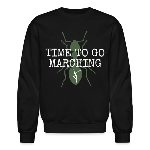 Marching - Crewneck Sweatshirt - black