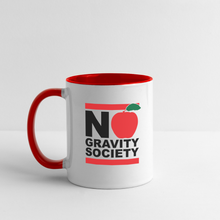 Load image into Gallery viewer, No Gravity Society - Contrast Coffee Mug - white/red
