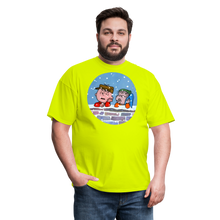 Load image into Gallery viewer, SNOWY CHAT - Classic T-Shirt - safety green
