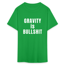 Load image into Gallery viewer, GRAVITY is BULLSHIT - Classic T-Shirt - bright green
