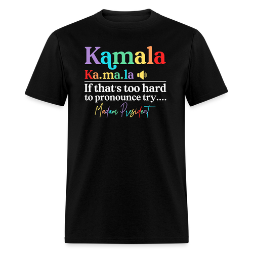 Kamala Rainbow - Classic T-Shirt - black