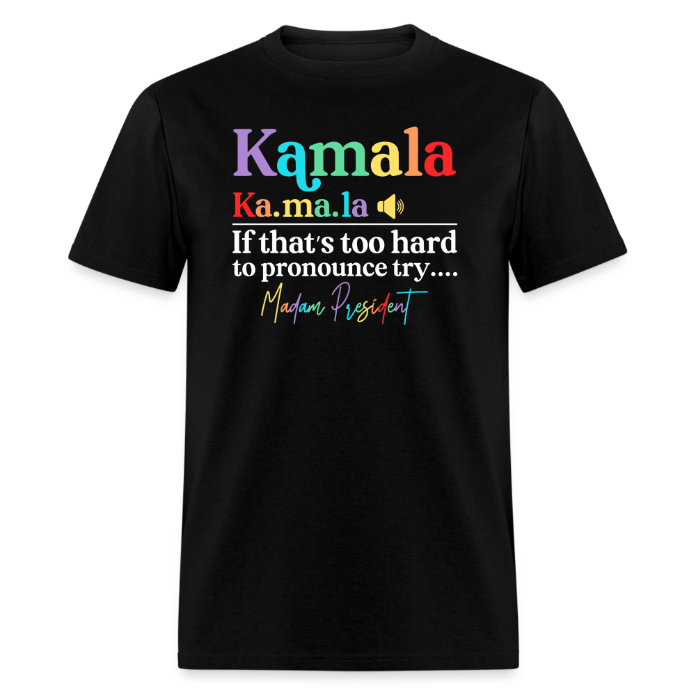 Kamala Rainbow - Classic T-Shirt - black