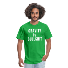 Load image into Gallery viewer, GRAVITY is BULLSHIT - Classic T-Shirt - bright green
