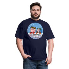 Load image into Gallery viewer, SNOWY CHAT - Classic T-Shirt - navy
