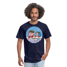 Load image into Gallery viewer, SNOWY CHAT - Classic T-Shirt - navy
